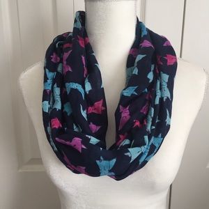 Big Buddha Navy Bow Tie Infinity Scarf